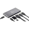 Miniatyrbild 5 av 7: Renkforce RF-4599772 USB-C®-dockningsstation Passar till följande märken: univerzálny M.2 SSD-kort., Integrerad kartläs