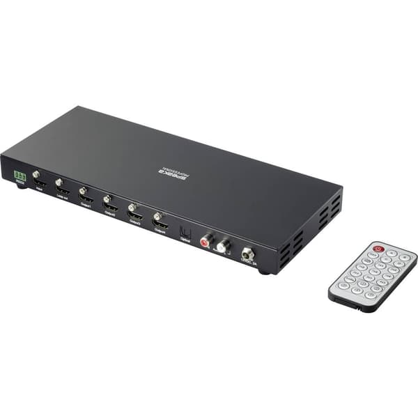 SpeaKa Professional 1+4 Port HDMI-Switch UHD 4K @ 60 Hz