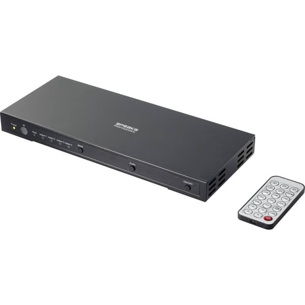 SpeaKa Professional 1+4 Port HDMI-Switch UHD 4K @ 60 Hz