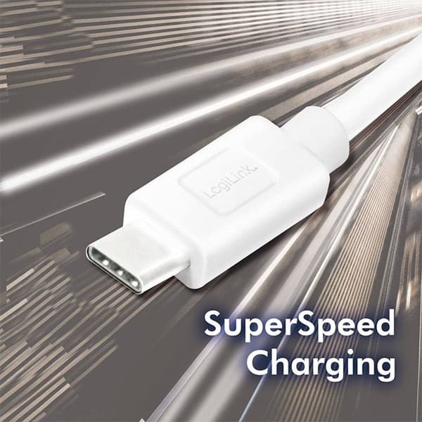 LogiLink USB-kabel USB 3.2 Gen1 (USB 3.0) USB-A kontakt, USB-C®-kontakt 1.00 m CU0174