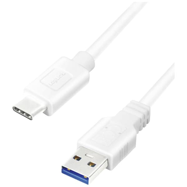 LogiLink USB-kabel USB 3.2 Gen1 (USB 3.0) USB-A kontakt, USB-C®-kontakt 1.00 m CU0174