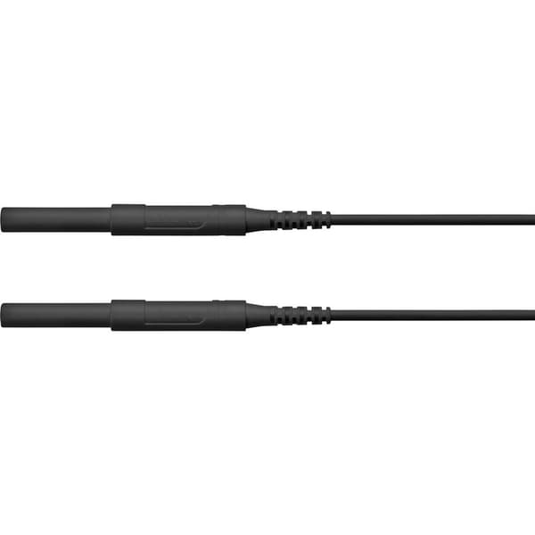 Schützinger HSPL 8568 / AWG16 / 200 / SW Säkerhets-mätledning 4 mm stiftdon 4 mm stiftdon Svart 1 st