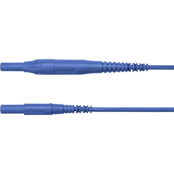 Schützinger MSFK B441 / 1 / 100 / BL Mätledning 4 mm stiftdon 4 mm stiftdon Blå 1 st