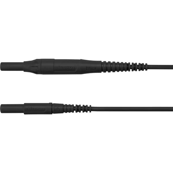 Schützinger MSFK B441 / 1 / 200 / SW Mätledning 4 mm stiftdon 4 mm stiftdon 2 m Svart 1 st