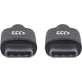 Miniatyrbild 4 av 4: Manhattan USB-kabel USB 2.0 USB-C®-kontakt 3.00 m Svart 354882