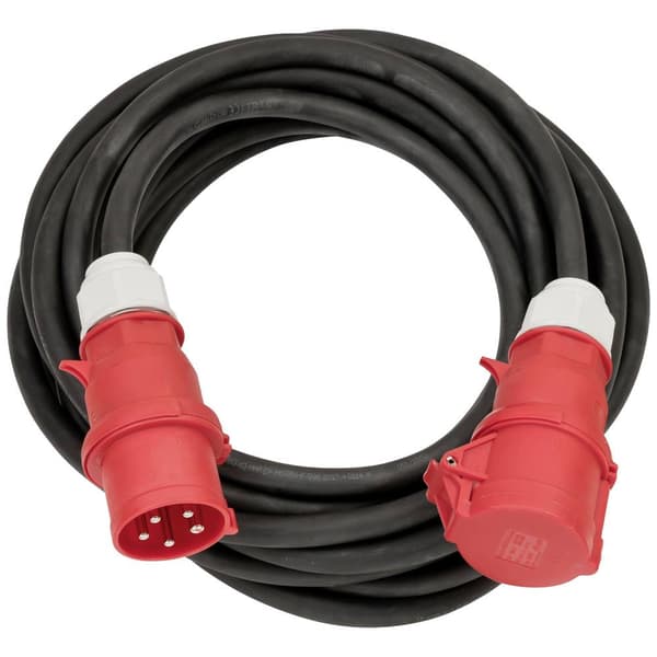 Brennenstuhl 1167320100 Ström Förlängningskabel 32 A Svart 10.00 m H07RN-F 5G 6 mm²
