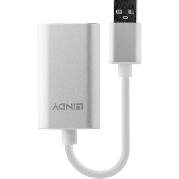 LINDY Audio Konverter USB Typ A auf Audio Konverter [USB - Teleplugg]
