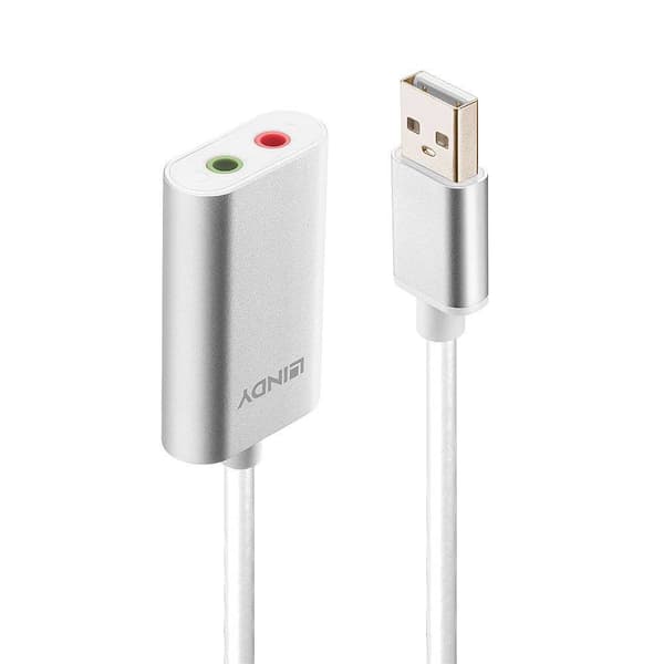 LINDY Audio Konverter USB Typ A auf Audio Konverter [USB - Teleplugg]