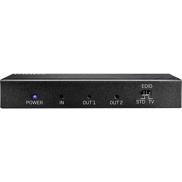 LINDY 2 Port HDMI 18G Splitter 2 Port HDMI-Splitter 3840 x 2160 pixel Svart