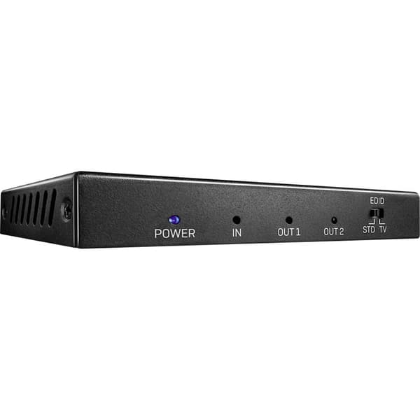 LINDY 2 Port HDMI 18G Splitter 2 Port HDMI-Splitter 3840 x 2160 pixel Svart