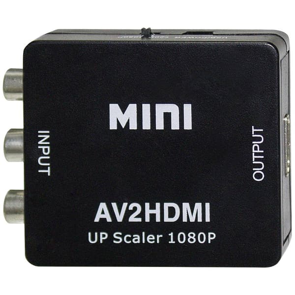 Maxtrack AV Konverter CS 37 L [AV - HDMI] 1920 x 1080 Pixel
