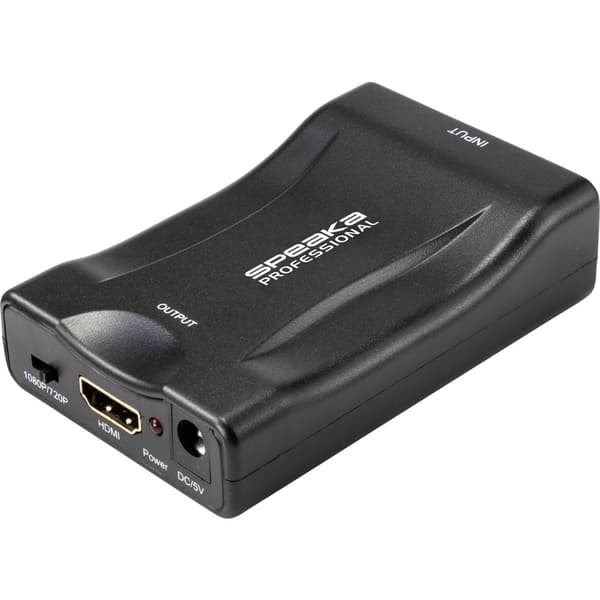 SpeaKa Professional AV Konverter SP-9395928 [SCART - HDMI] 1920 x 1080 Pixel