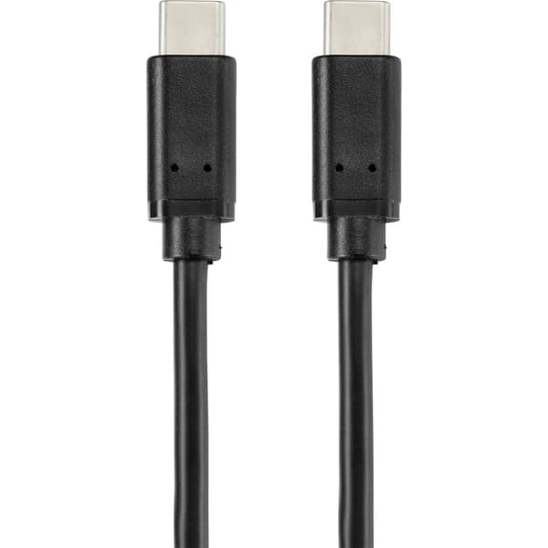 Renkforce USB-kabel USB 2.0 USB-C®-kontakt 2.00 m Svart Med antimikrobiell yta RF-4716842