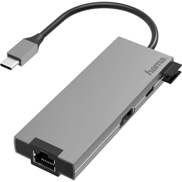 Hama USB-C®-dockningsstation 00200109 Passar till följande märken: univerzálny inkl. laddningsfunktion-lås, USB-C® Powe