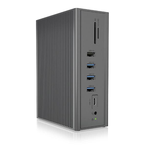 ICY BOX USB-C®-dockningsstation IB-DK2262AC Passar till följande märken: univerzálny