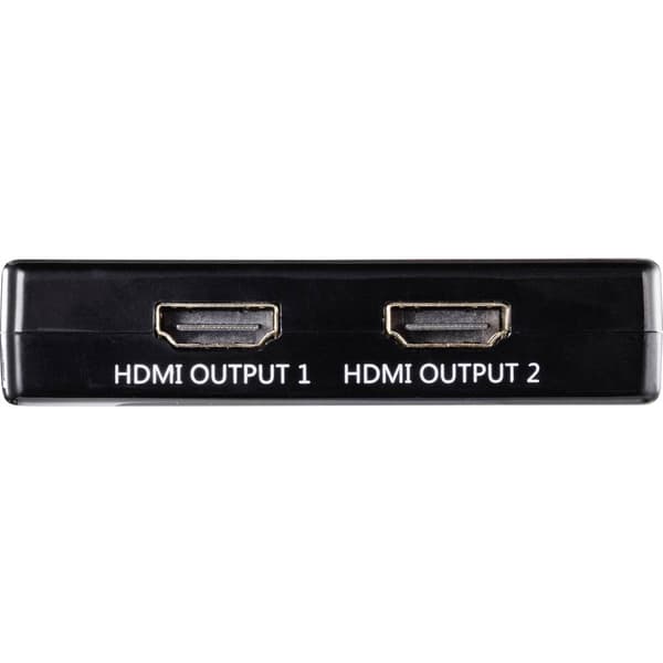 SpeaKa Professional SP-9443508 1+2 Port HDMI-Splitter Svart