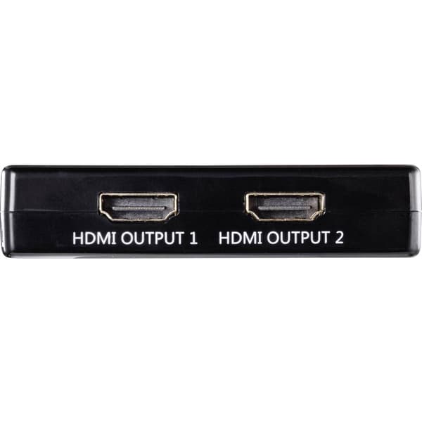 SpeaKa Professional SP-9443508 1+2 Port HDMI-Splitter Svart