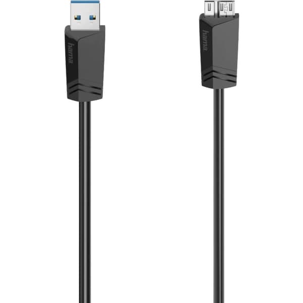 Hama USB-kabel USB 3.2 Gen1 (USB 3.0) USB-A kontakt, USB-Micro-B 3.0-kontakt 1.50 m Svart 00200627