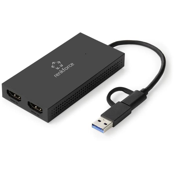 Renkforce USB-C® 5 Gbps Passar till följande märken: Apple, Google, Microsoft RF-VDA-301