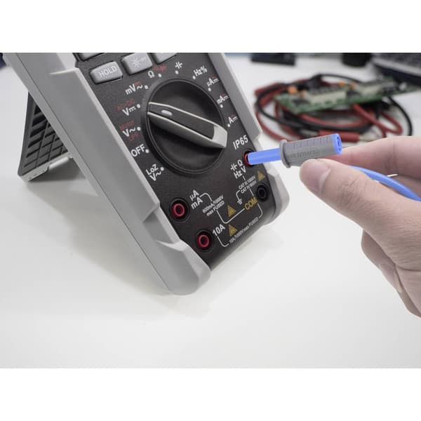 VOLTCRAFT MSB-501 Mätledning-Set Laminerade stickdon 4 mm Laminerade stickdon 4 mm 2.00 m 12 st