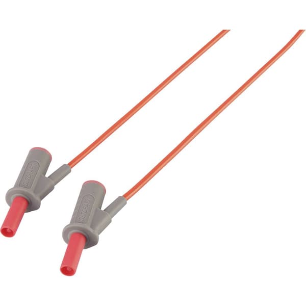 VOLTCRAFT MSB-501 Mätledning-Set Laminerade stickdon 4 mm Laminerade stickdon 4 mm 0.50 m 12 st