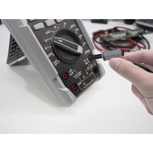 VOLTCRAFT MSB-501 Mätledning-Set Laminerade stickdon 4 mm Laminerade stickdon 4 mm 0.50 m 12 st