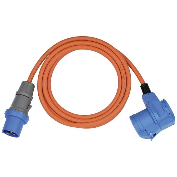 Brennenstuhl 1167650503 Ström Förlängningskabel Orange, Blå 3 m