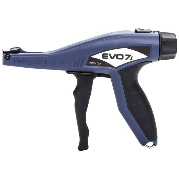 HellermannTyton EVO7i Manuell buntbandstång med plasthölje Blå-svart