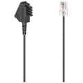 Miniatyrbild 1 av 2: Hama DSL Anslutningskabel [1x TAE-F-stiftdon - 1x RJ45 hane 8p2c] 10 m Svart