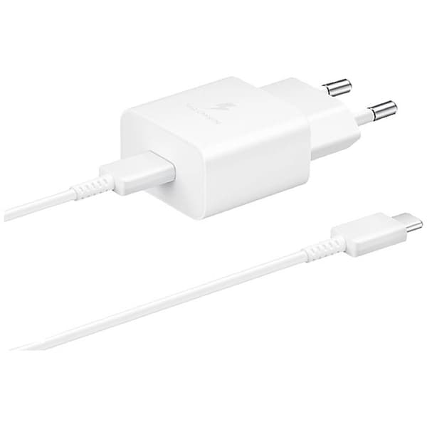 Samsung EP-T1510XWEGEU USB-laddare 15 W 1x USB-C® Vit Snabbladdare
