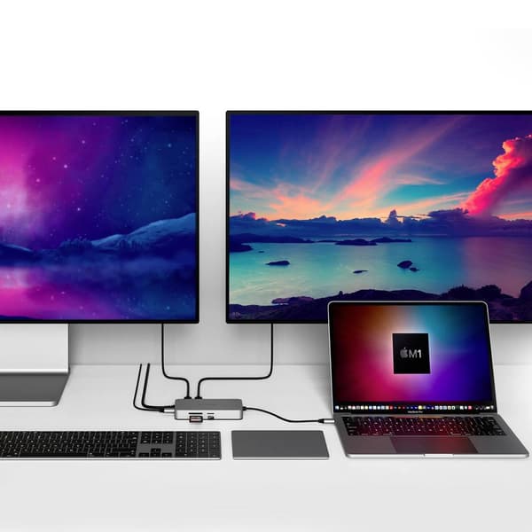 HYPER USB-C®-dockningsstation HDM1H-GL Passar till följande märken: univerzálny