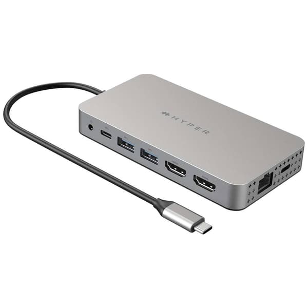 HYPER USB-C®-dockningsstation HDM1H-GL Passar till följande märken: univerzálny