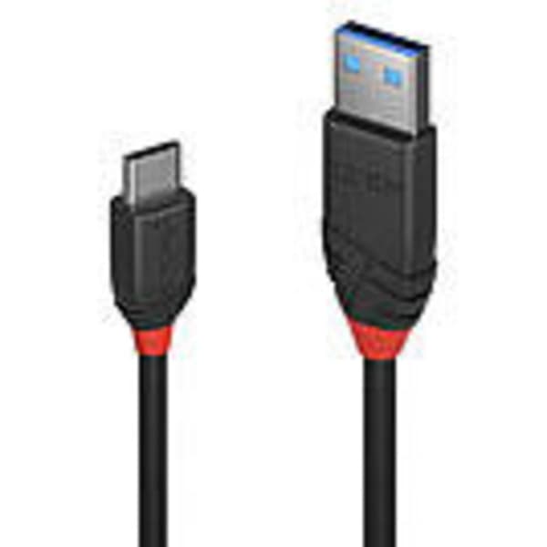 LINDY USB-kabel USB 3.2 Gen1 (USB 3.0) USB-C®-kontakt, USB-A kontakt 0.15 m Svart 36914