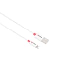 Miniatyrbild 1 av 3: Skross USB-kabel USB 2.0 USB-C®-kontakt 2.00 m Vit Rund SKCA0005A-MFI200CN