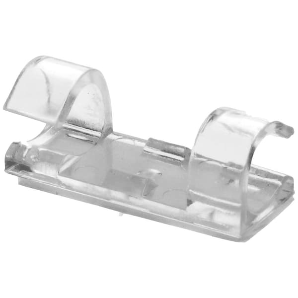 Max Hauri Kontakthållare självhäftande 164657 Bunt Ø-område 10 mm (max) Transparent 14 st
