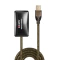Miniatyrbild 4 av 4: LINDY USB-kabel USB 2.0 USB-A kontakt, USB-A uttag, USB-A uttag, USB-A uttag, USB-A uttag 10.00 m Grå 42635