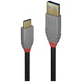 Miniatyrbild 1 av 4: LINDY USB-kabel USB 3.2 Gen2 (USB 3.1 Gen2) USB-C®-kontakt, USB-A kontakt 1.50 m Svart, Grå 36912