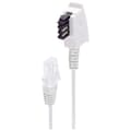Miniatyrbild 2 av 2: Shiverpeaks DSL Anslutningskabel [1x TAE-F-stiftdon - 1x RJ45 hane 8p2c] 10 m Vit