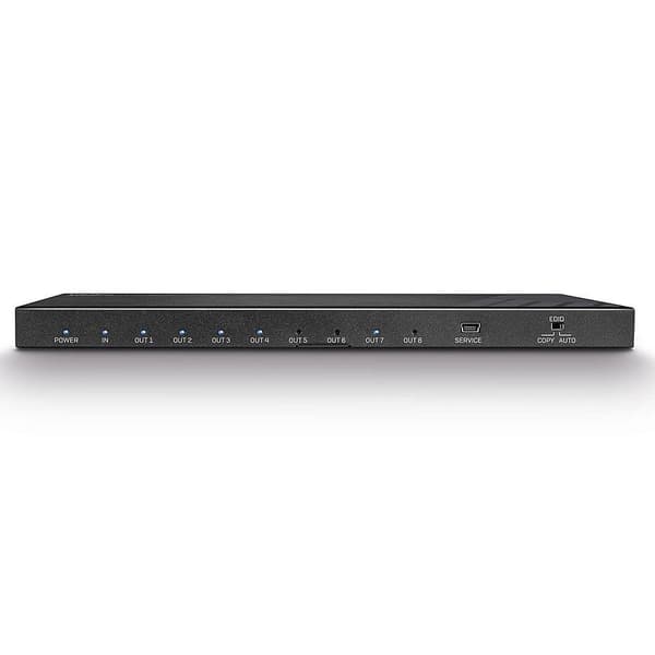 LINDY 38237 8 Port HDMI-Splitter 3840 x 2160 pixel Svart
