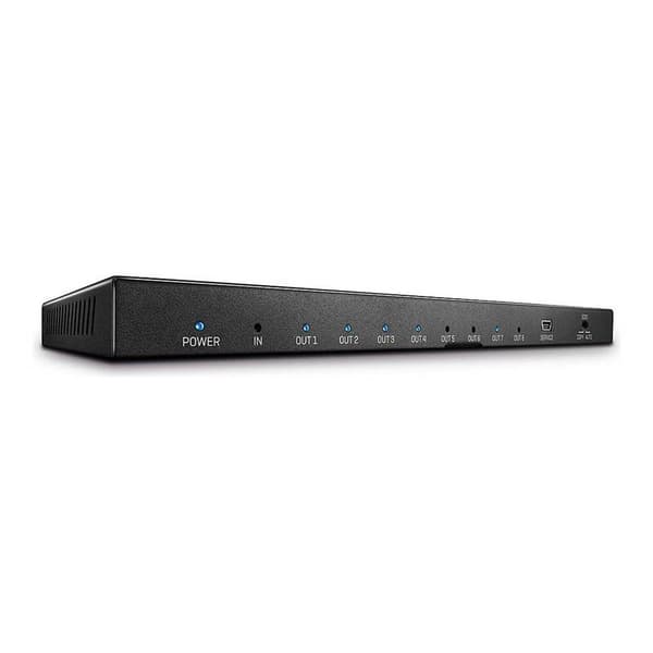 LINDY 38237 8 Port HDMI-Splitter 3840 x 2160 pixel Svart