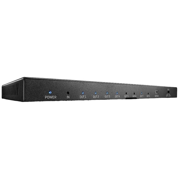 LINDY 38237 8 Port HDMI-Splitter 3840 x 2160 pixel Svart