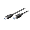 Miniatyrbild 1 av 2: USB-B 3.0-kabel 1,8 m (A/B)