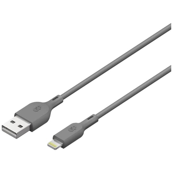 GP USB-laddningskabel USB 2.0 USB-A kontakt, Apple Lightning kontakt 1.00 m Grå GPCBCl1NGYUSB160