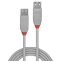Miniatyrbild 2 av 4: LINDY USB-kabel USB 2.0 USB-A kontakt, USB-A uttag 3.00 m Grå 36714