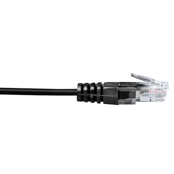 Maxtrack Telefon Anslutningskabel [1x TAE-F-stiftdon - 1x LAN (10/100 Mb/s)] 10 m Svart