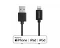 Miniatyrbilde 1 av 2: USB-A til Lightning MFi - Ladekabel 2m - Svart