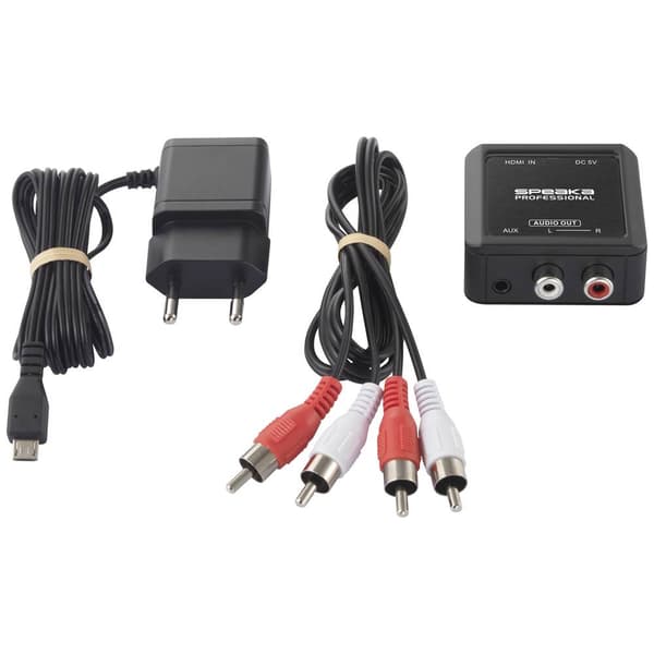 SpeaKa Professional Audio Konverter [HDMI - RCA]