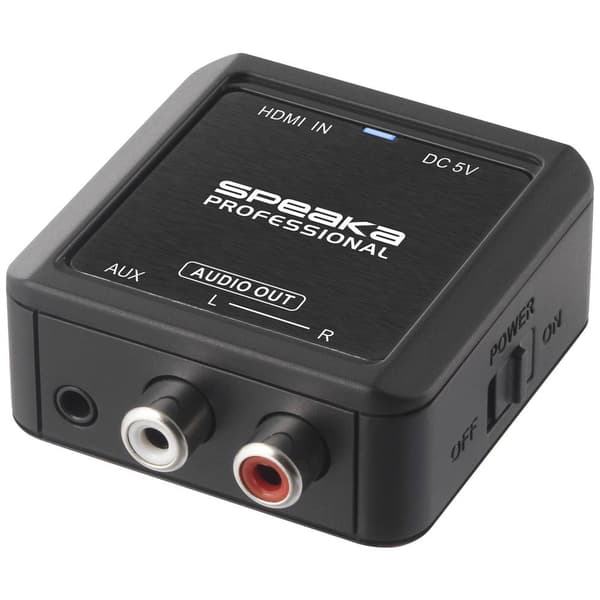 SpeaKa Professional Audio Konverter [HDMI - RCA]