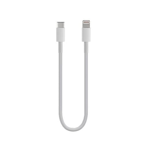 USB-C till Lightning-kompatibel kabel 20 cm - vit