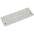 Miniatyrbild 1 av 2: Trelleborg MH-24 F 20-1 LIGHT GREY UL94 V-0 IP65 | TPE | Screw Genomförandeplatta TPE Grå 1 st